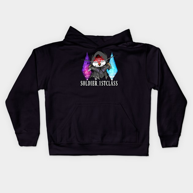 Full Namazu Logo W/ Glyph Kids Hoodie by Soldier_1stClass